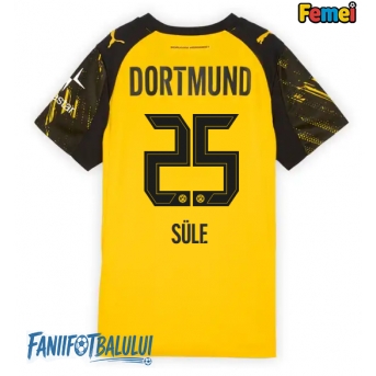 Borussia Dortmund Niklas Sule #25 Tricou Fotbal Replică 2025-26 Femei Acasa